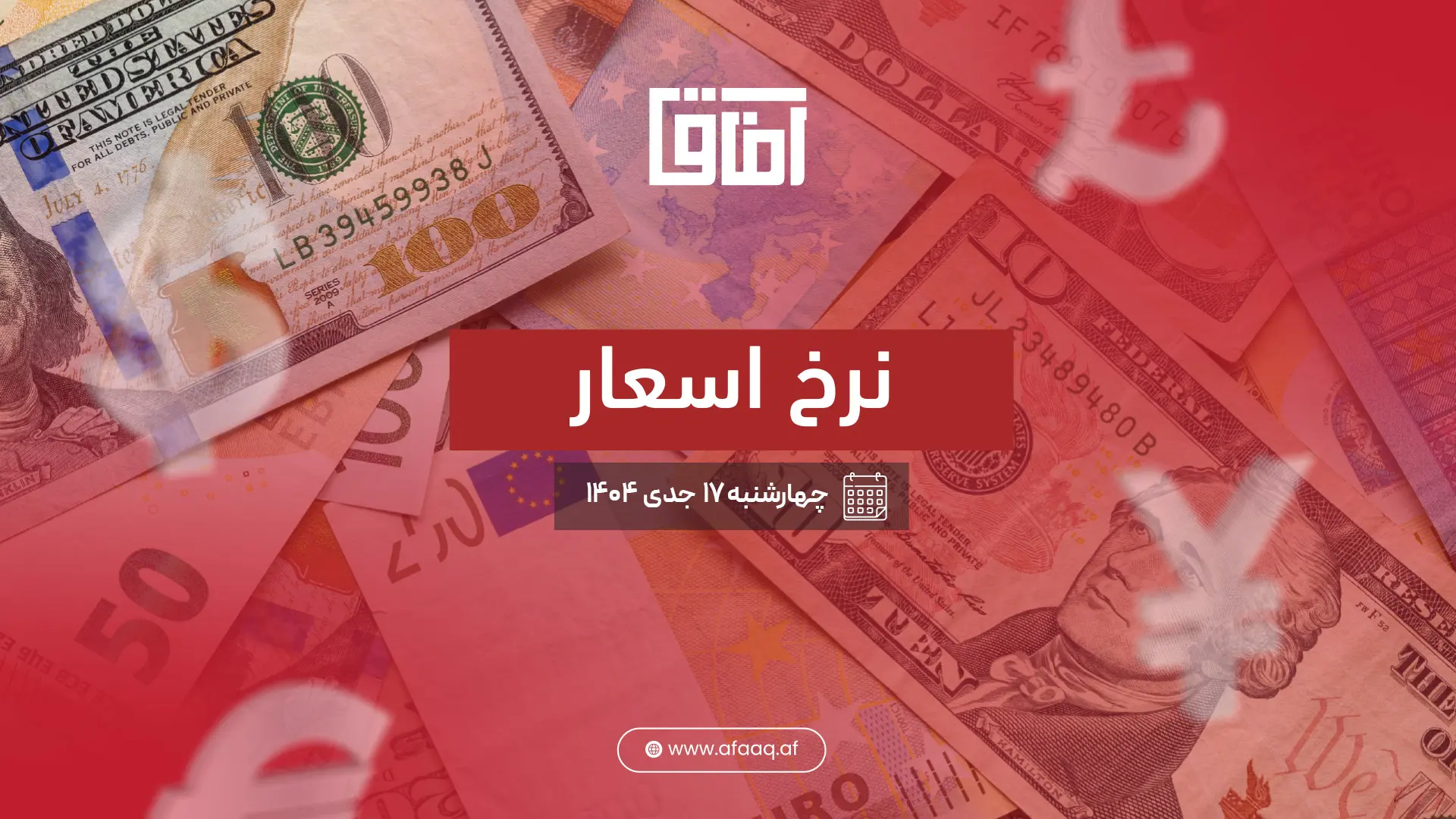 نرخ ارز افغانستان امروز: قیمت یک افغانی به تومان و دلار در بازار کابل