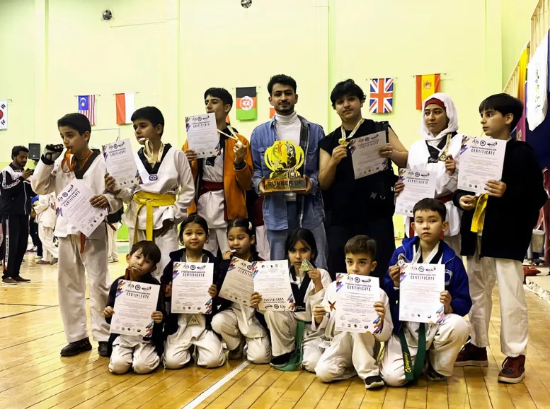 درخشش تیم تکواندو علین در سومین دوره بازی‌های ملی دانش‌آموزان پاکستان ۲۰۲۶؛ ۱۳ مدال و کسب مقام سوم تیمی