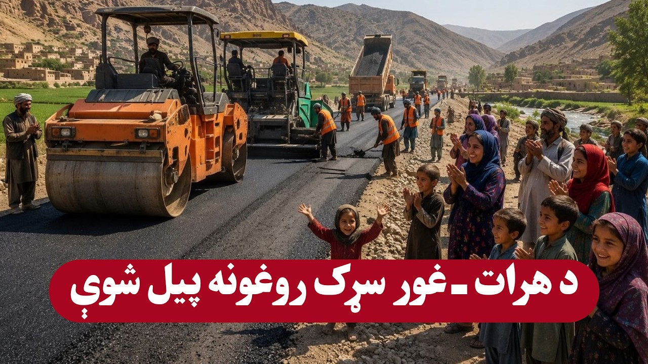 د هرات ـ غور سړک روغونه پیل شوې
